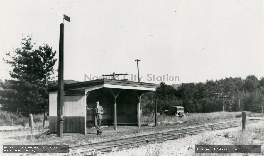 Postcard: Boston & Maine Railroad Station, Keewaydin, New Hampshire